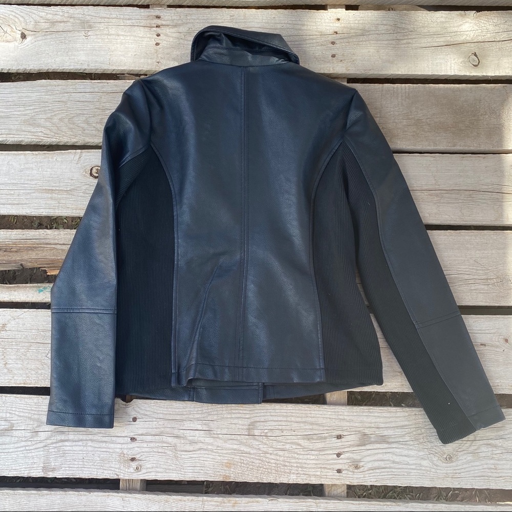 NWT Market & Spruce women moto jacket regular L - Picture 2 of 8